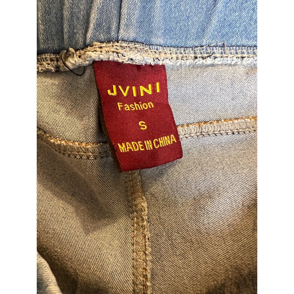 Jvini Embroidered Rose Jeggings - Picture 8 of 10